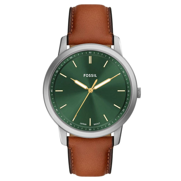 Fossil Men's Minimalist Green Dial Watch - FS6094