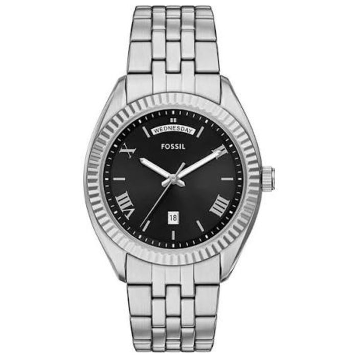 Fossil Men's Cantoli Silver Dial Watch - FS6139