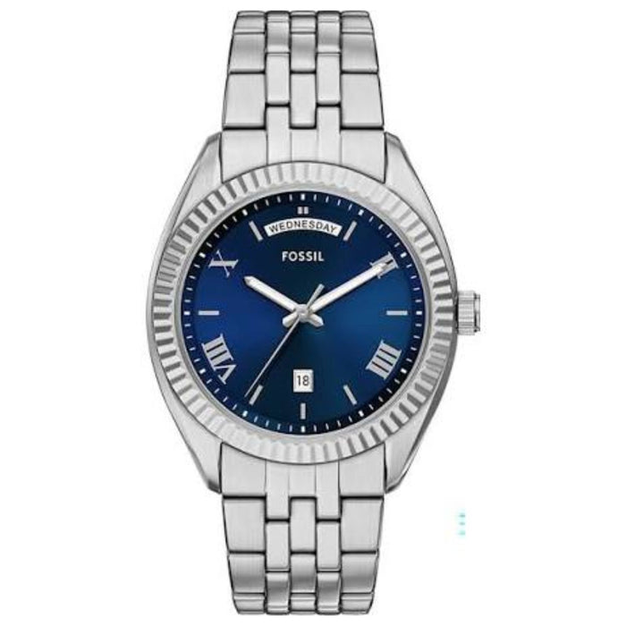 Fossil Men's Campbell Blue Dial Watch - FS6140