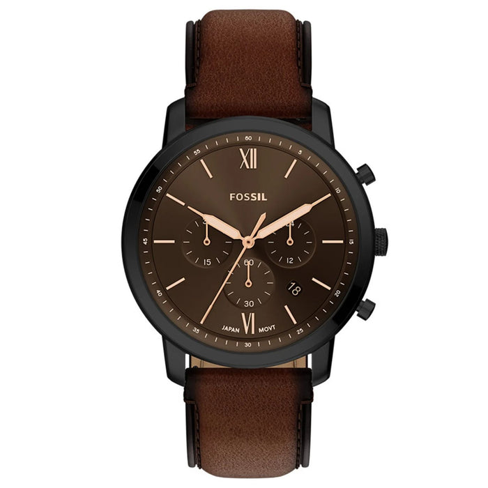 Fossil Men's Neutra Brown Dial Watch - FS6163