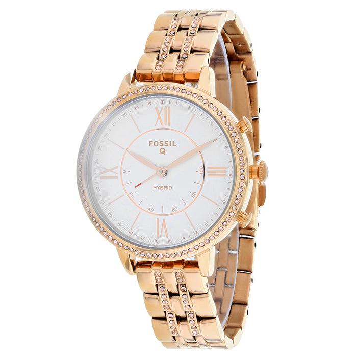 Fossil Women's Hybrid Smartwatch White Dial Watch - FTW5034