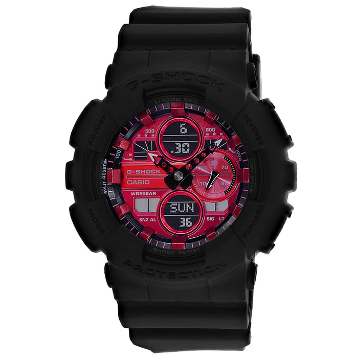 Casio Men's G-Shock Red Dial Watch - GA140AR-1A