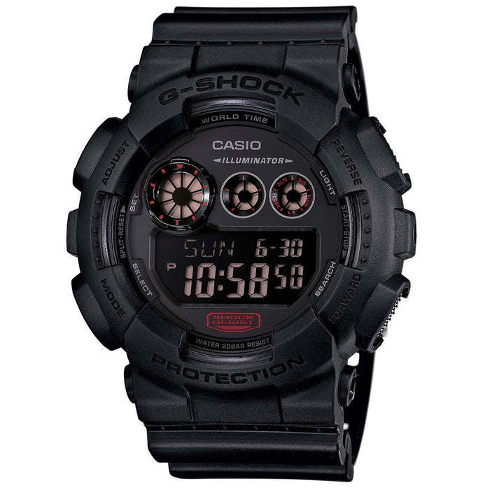 Casio Men's G-Shock Black Dial Watch - GD120MB-1