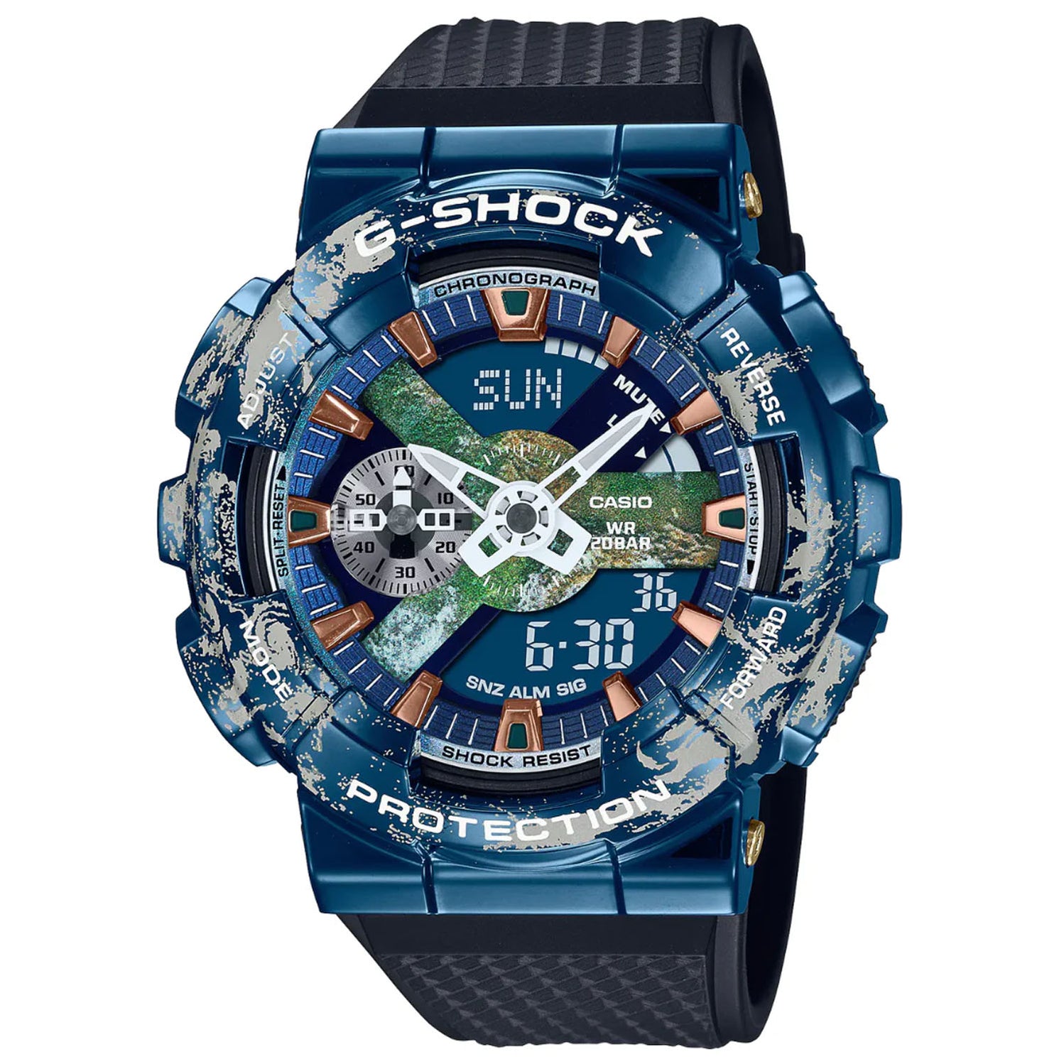 Casio Men's G-Shock G-Steel 110 Series Multicolor Dial Watch - GM110EA ...