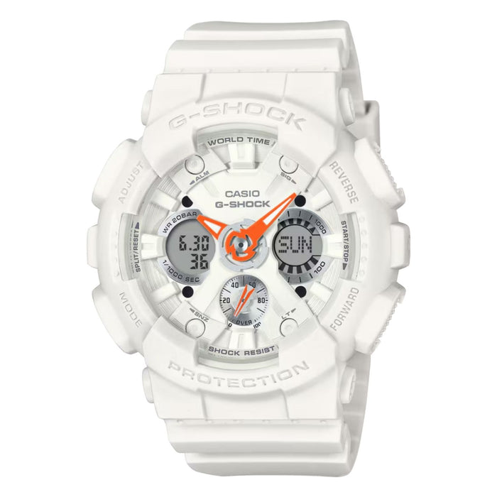 Casio Women's Classic White Dial Watch - GMA-S120SA-7A1
