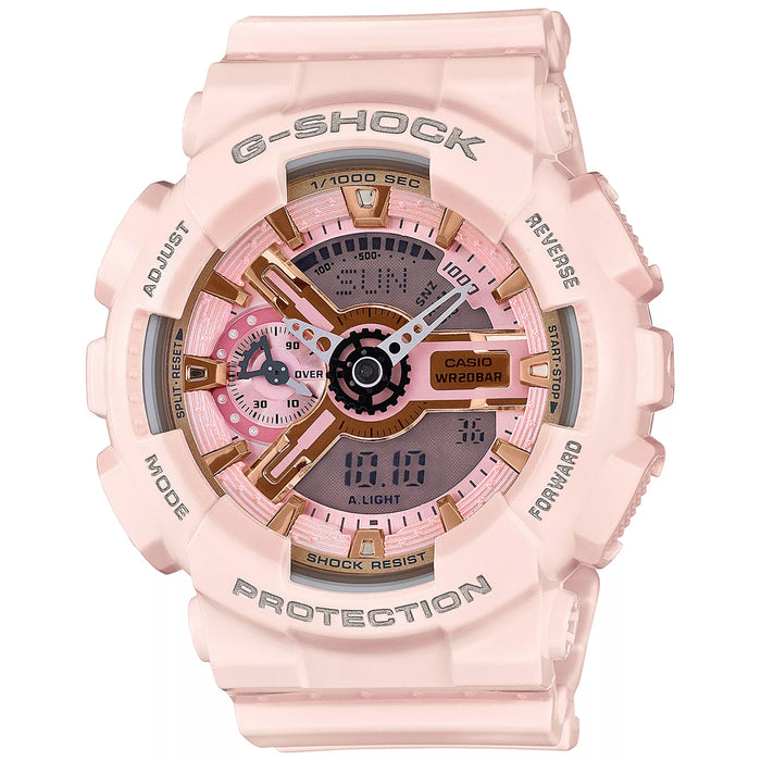 Casio Women's G-Shock Pink Dial Watch - GMAS-110MP-4A1