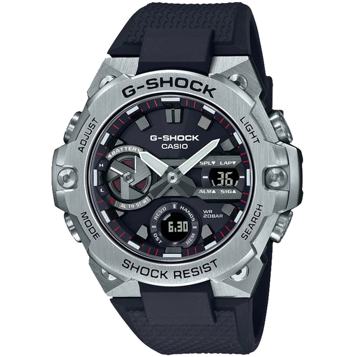 Casio Men's G-Steel GST-b400 Series Black Dial Watch - GSTB400-1A