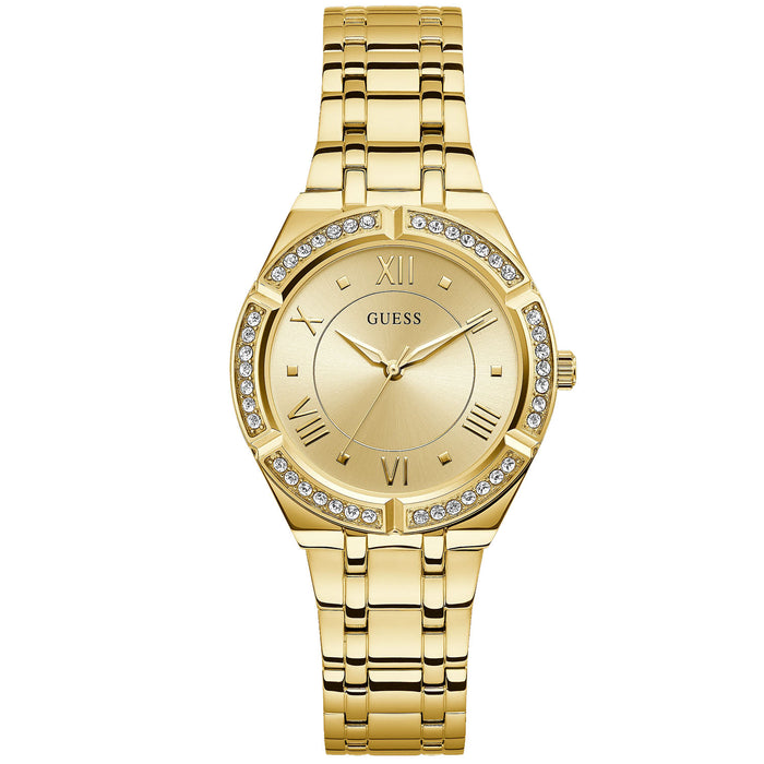 Guess Women's Classic Gold Dial Watch - GW0033L2