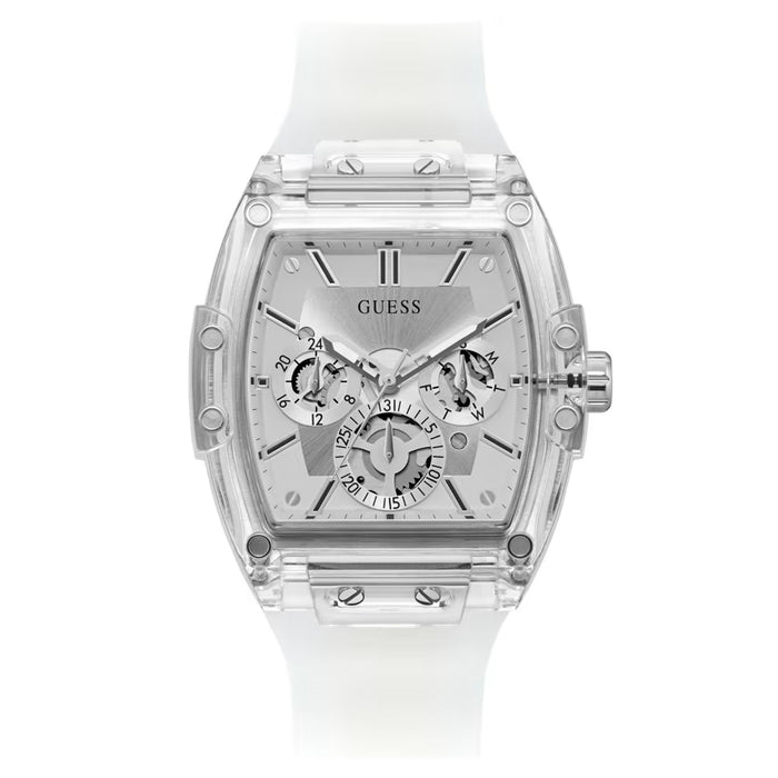 Guess Men's Classic Silver Dial Watch - GW0203G1