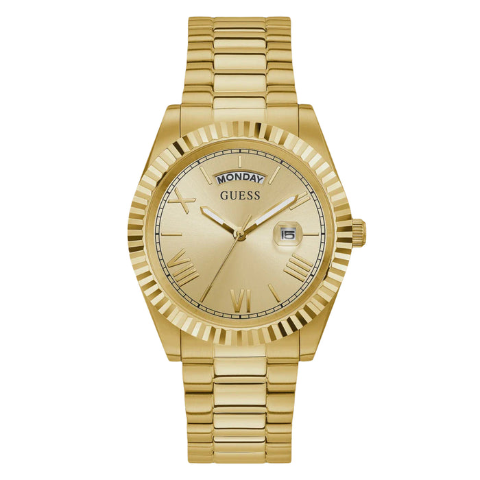 Guess Men's Classic Gold Dial Watch - GW0265G2