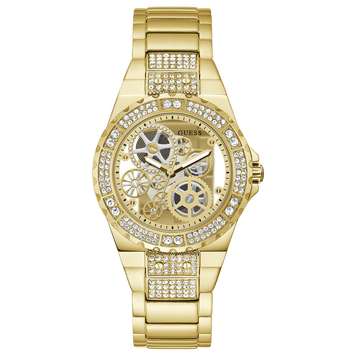 Guess Women's Classic Gold Dial Watch - GW0302L2