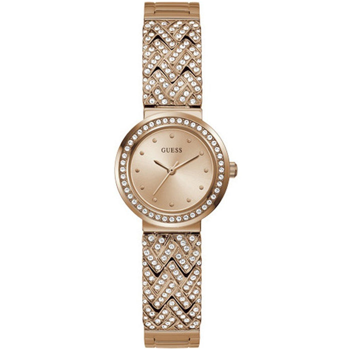 Guess Women's Treasure Rose gold Dial Watch - GW0476L3