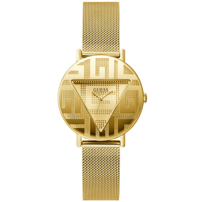 Guess Women's Iconic Gold Tone Gold Dial Watch - GW0527L2