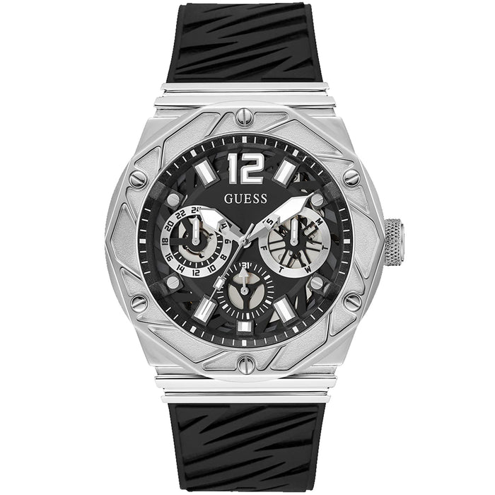 Guess Men's Rival Black Dial Watch - GW0634G1