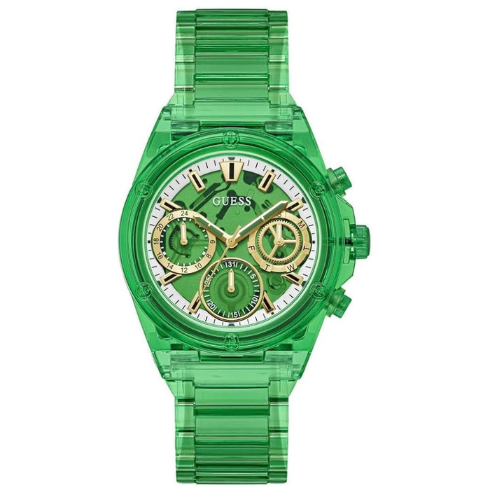 Guess Women's Classic Green Dial Watch - GW0650L3