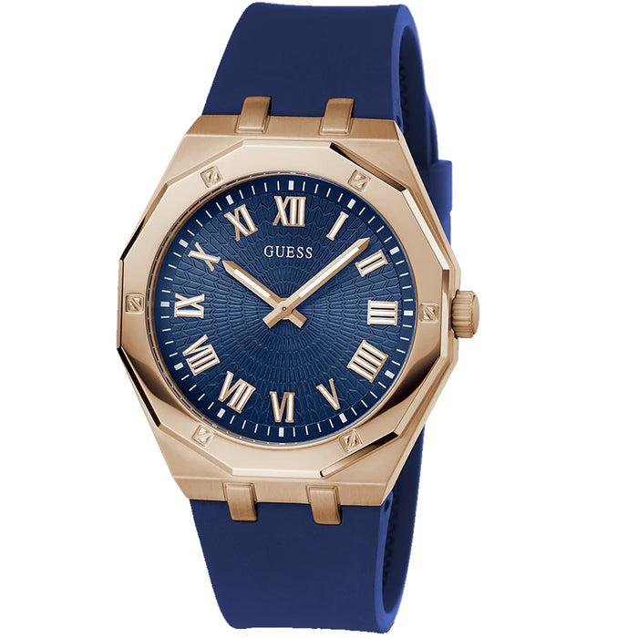 Guess Men's Asset Navy blue Dial Watch - GW0663G3