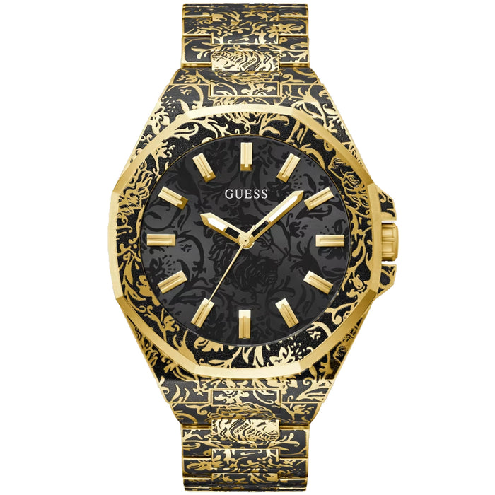 Guess Men's Roar Black Dial Watch - GW0700G1