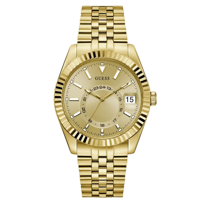 Guess Men's Jaden Gold Dial Watch - GW0977G2