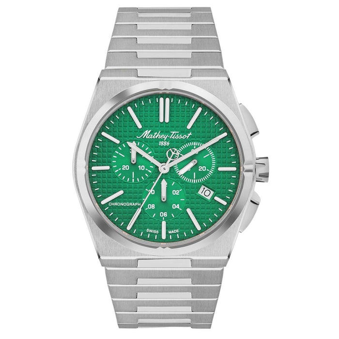 Tissot Men's Zoltan Green Dial Watch - H117CHAV
