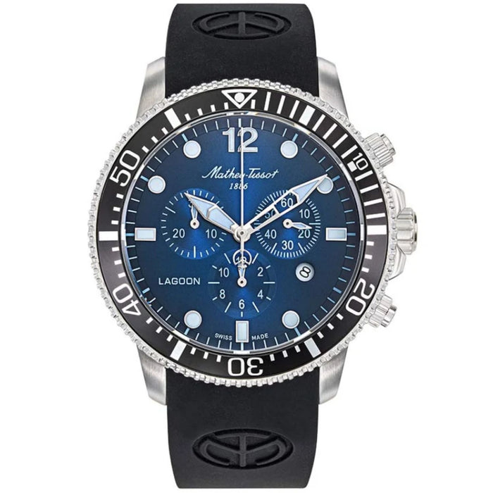 Mathey-Tissot Men's Lagoon Blue Dial Watch - H123CHALBUN