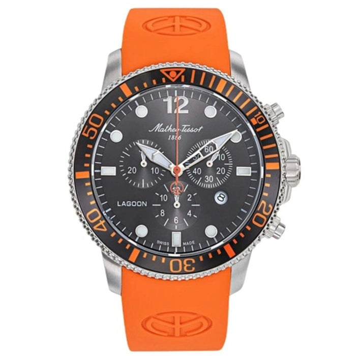 Mathey-Tissot Men's Lagoon Black Dial Watch - H123CHALO