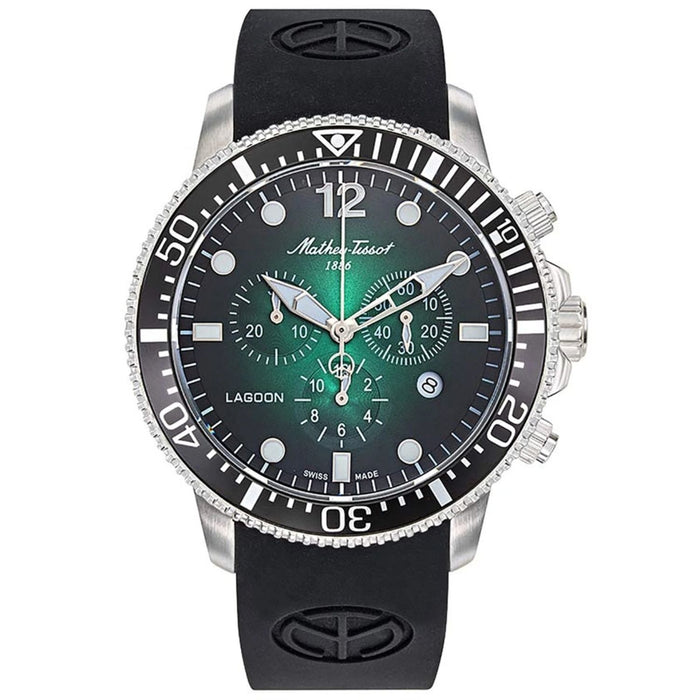 Mathey-Tissot Men's Lagoon Green Dial Watch - H123CHALV