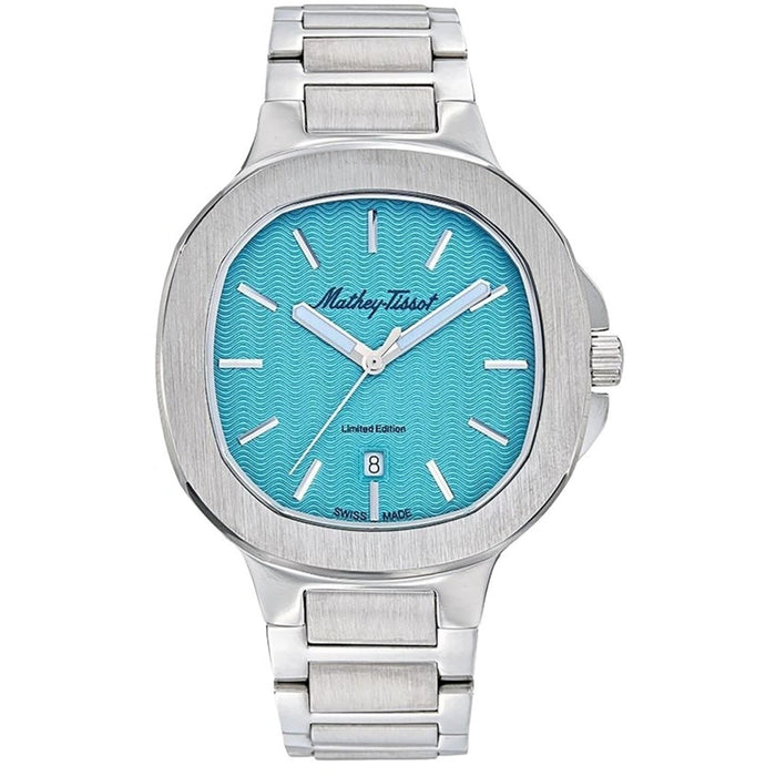 Mathey-Tissot Men's Evasion Blue Dial Watch - H152TI
