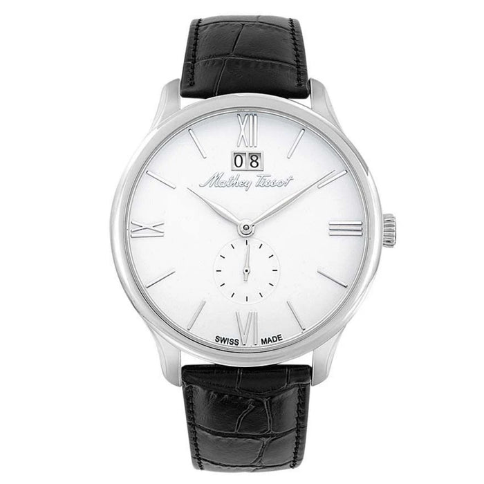 Tissot Men's Edmond White Dial Watch - H1886QAI