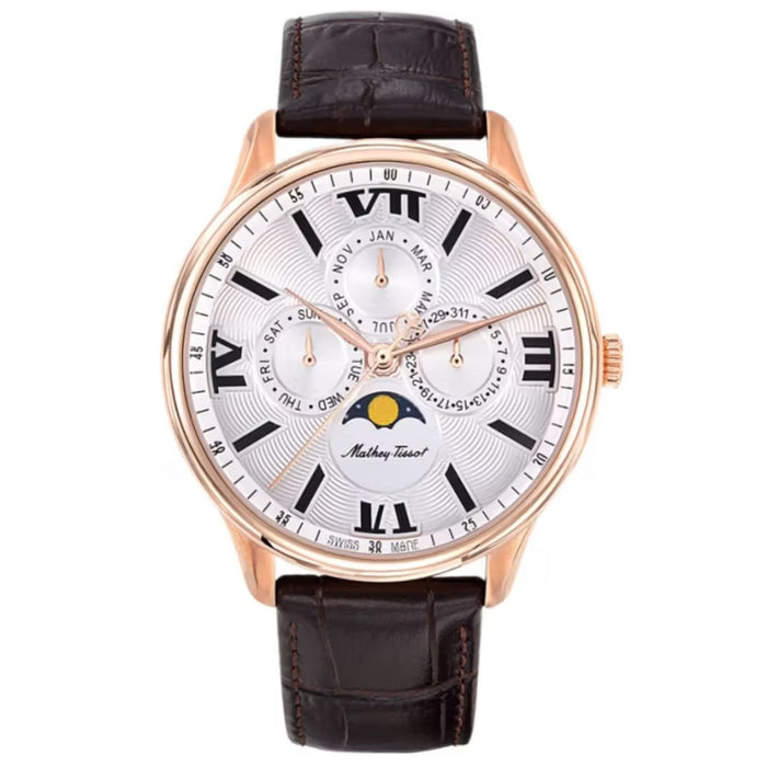 Mathey-Tissot Men's Edmond White Dial Watch - H1886RPI