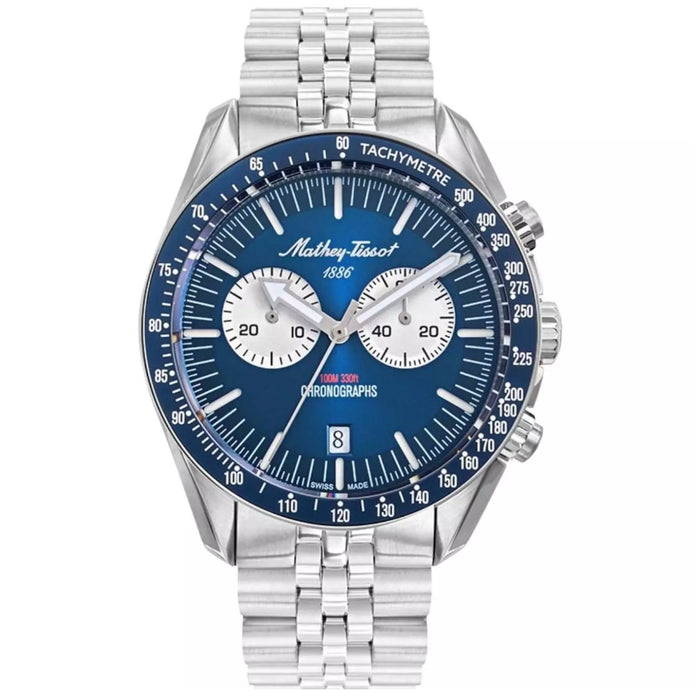 Mathey-Tissot Men's Chronograph Blue Dial Watch - H196CHABU