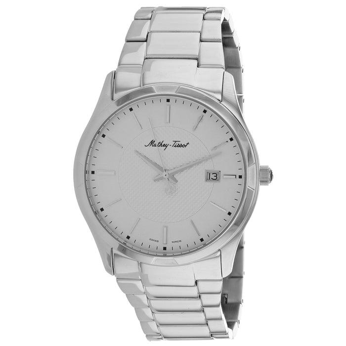 Mathey Tissot Men's Classic Silver Dial Watch - H2111AS