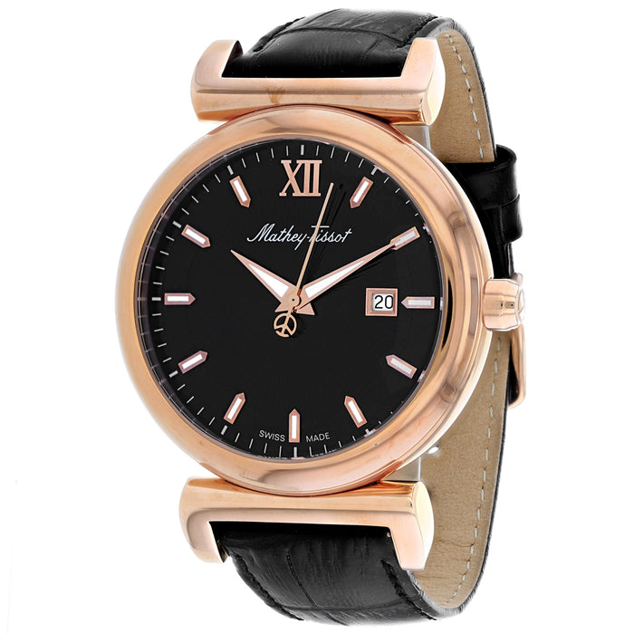 Mathey Tissot Men's Black Dial Watch - H410PLN