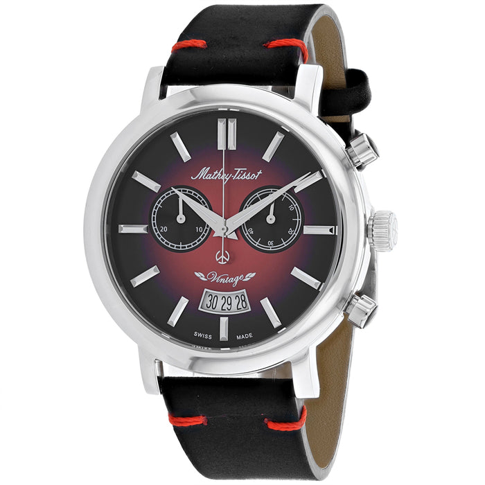 Mathey Tissot Men's Red Dial Watch - H42CHAR