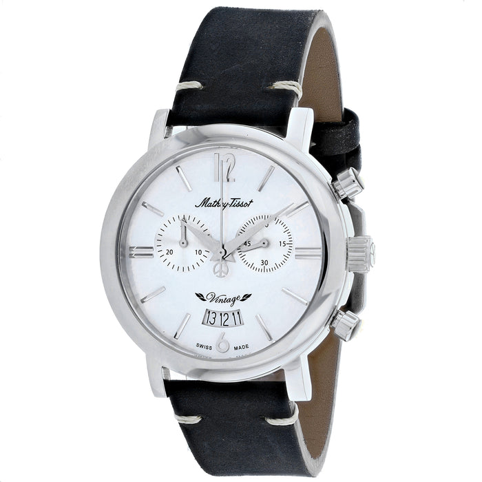 Mathey Tissot Men's Vintage White Dial Watch - H42CHRFB