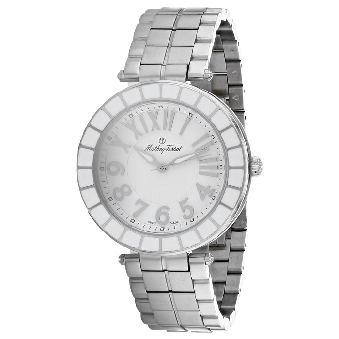 Mathey Tissot Men's Mosaique White Dial Watch - H6001ABL