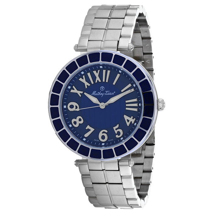 Mathey Tissot Men's Mosaique Blue Dial Watch - H6001ABU