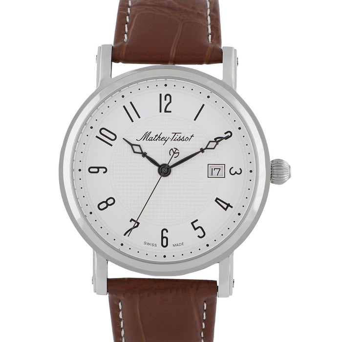 Mathey Tissot Men's City White Dial Watch - H611251AG