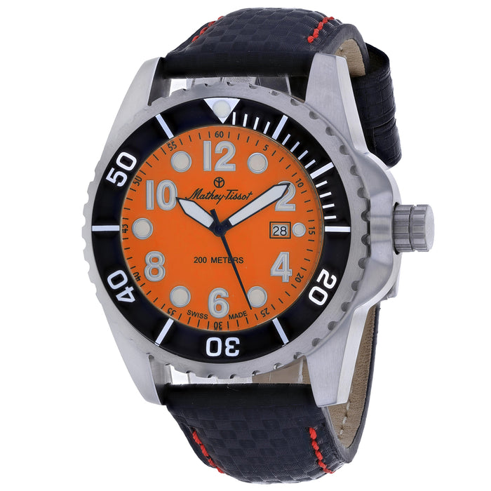 Mathey Tissot Men's Classic Orange Dial Watch - H6307AO