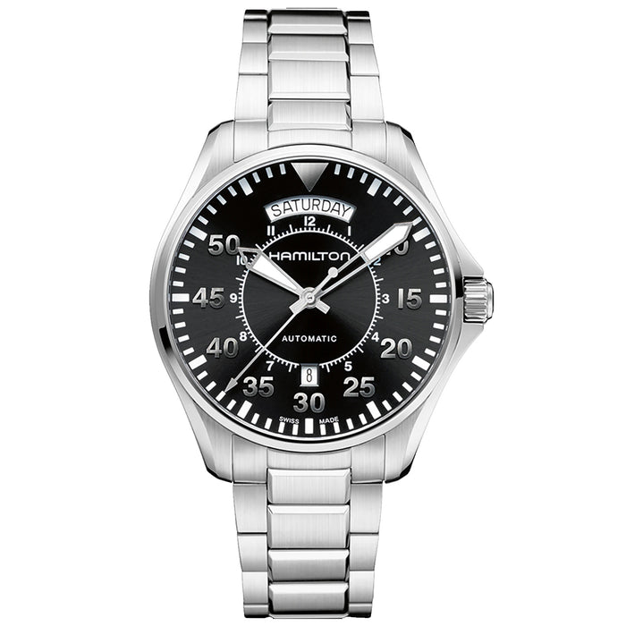 Hamilton Men's Pilot Black Dial Watch - H64615135