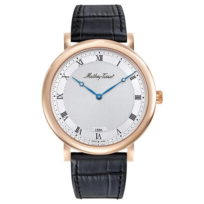 Mathey-Tissot Men's Monsoon Roman White Dial Watch - H7916PBR