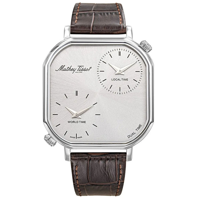 Mathey-Tissot Men's Monsoon Silver Dial Watch - H7917DTALS