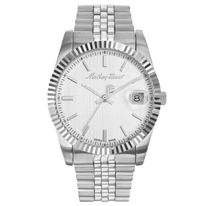 Mathey-Tissot Men's Mathy III Silver Dial Watch - H810AI