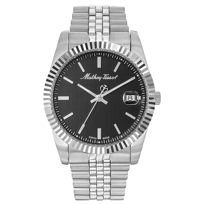 Mathey-Tissot Men's Mathy III Black Dial Watch - H810AN