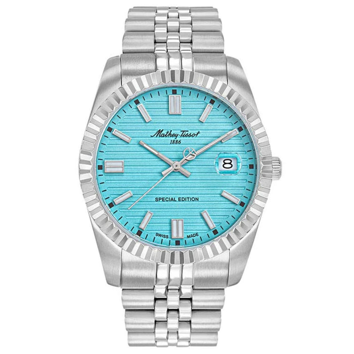 Mathey-Tissot Men's Mathy III Blue Dial Watch - H810TIF