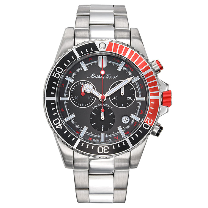 Mathey Tissot Men's Classic Black Dial Watch - H908CHRN