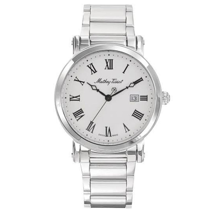 Mathey-Tissot Men's City metal White Dial Watch - HB611251MABR