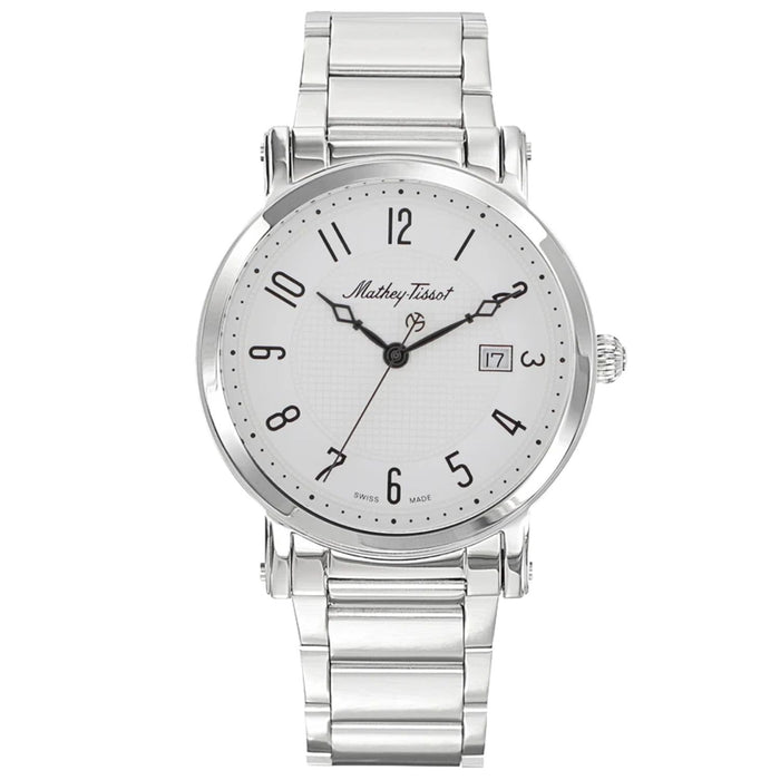 Mathey-Tissot Men's City metal Grey Dial Watch - HB611251MAG