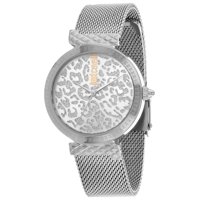 Just Cavalli Women's Animalier Silver Dial Watch - JC1L092M0055