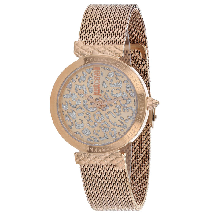 Just Cavalli Women's Animalier Rose Gold Dial Watch - JC1L092M0085