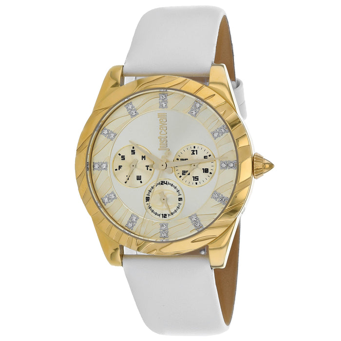 Just Cavalli Women's Fashion XL Gold Dial Watch - JC1L130L0015